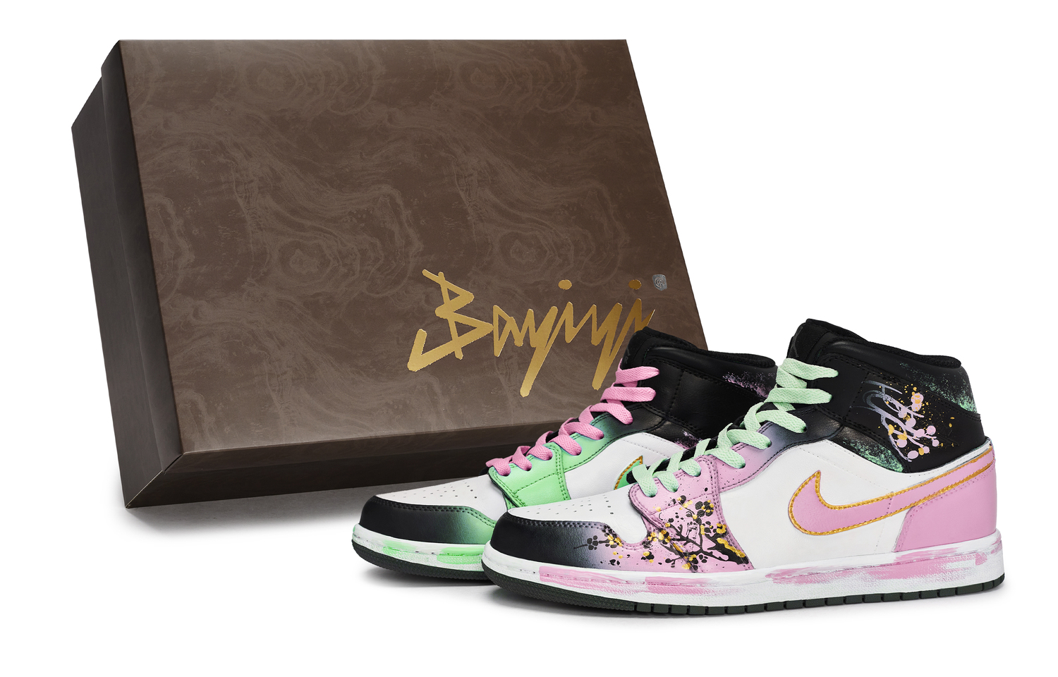 

Кроссовки Air 1 811 Manufacturing, Jinling Hanmei, специальная коробка, противоскользящие, амортизирующие, устойчивые к истиранию Jordan, черный белый розовый зеленый