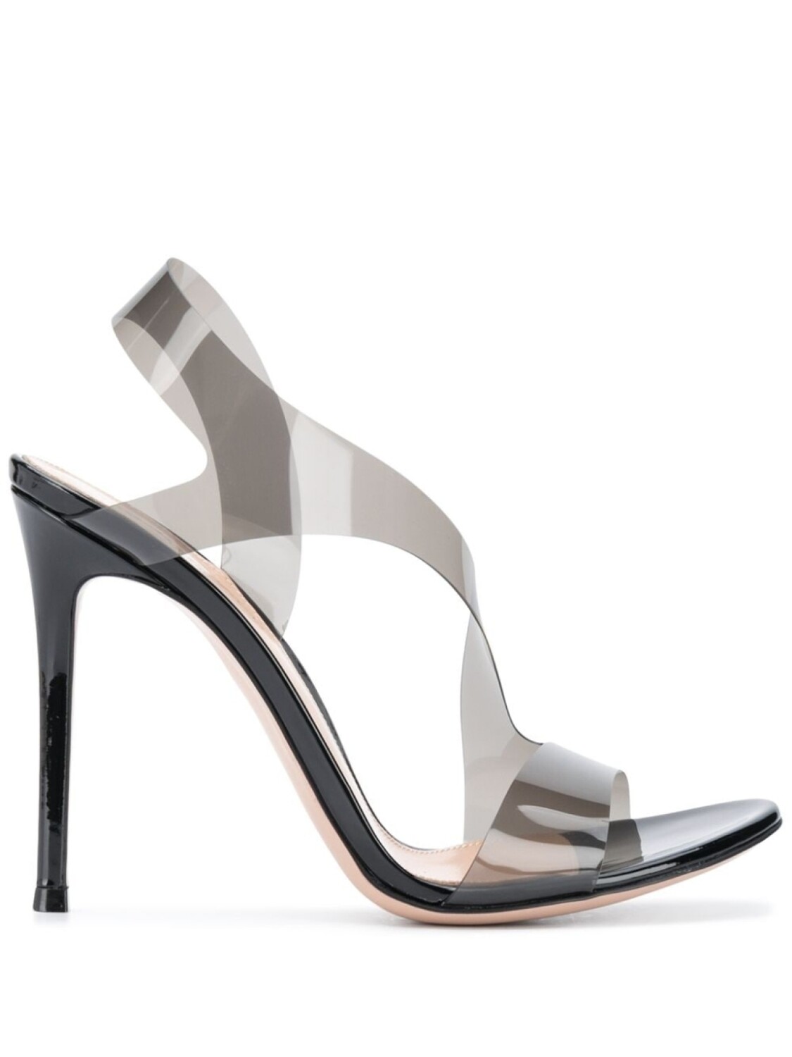

Gianvito Rossi босоножки с прозрачным ремешком, черный