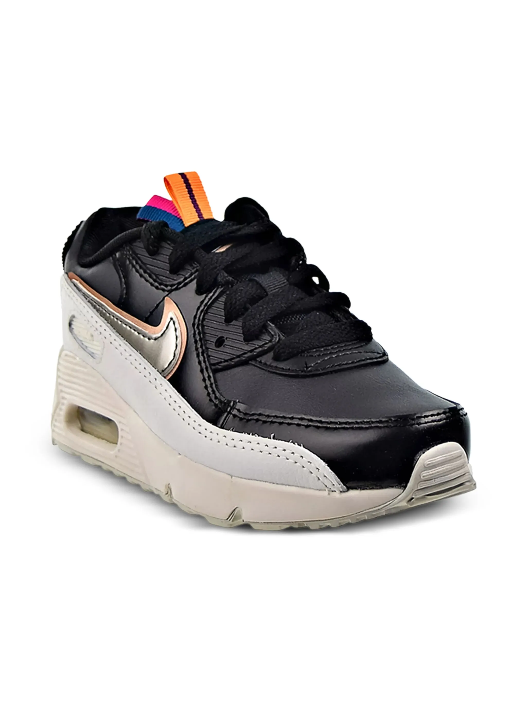 

Кроссовки Air Max 90 SE Off Noir/Metallic Pewter Nike Kids, черный