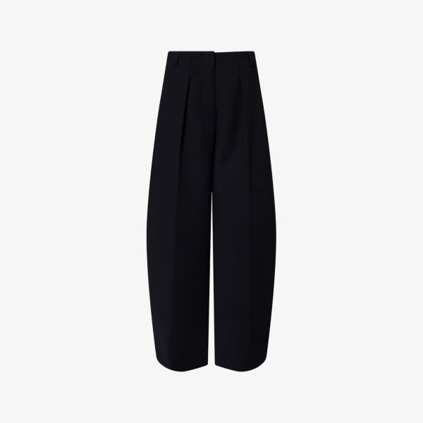 

Широкие брюки Wide-leg Woven Trousers Jacquemus, черный