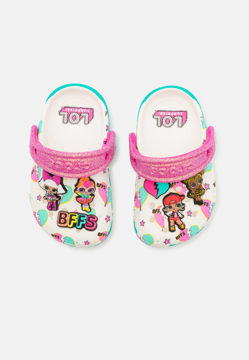 

Сандалии LOL SURPRISE BFF Crocs, цвет white