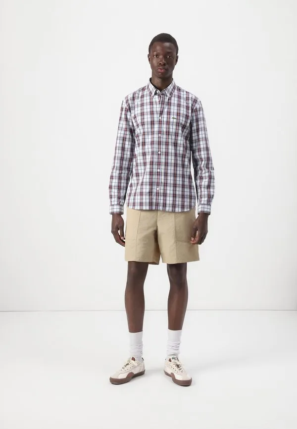 Рубашка Lacoste, White/Bordeaux — фото 2