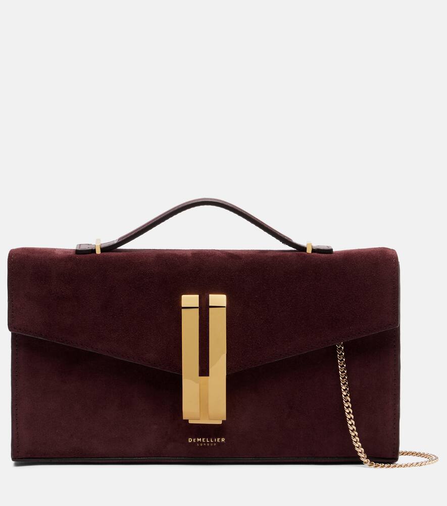 

Ванкуверский клатч из замши DeMellier, Burgundy/Burgundy