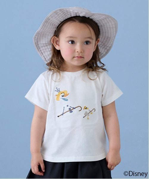 Футболка с аппликацией Олафа Petit main, Off white
