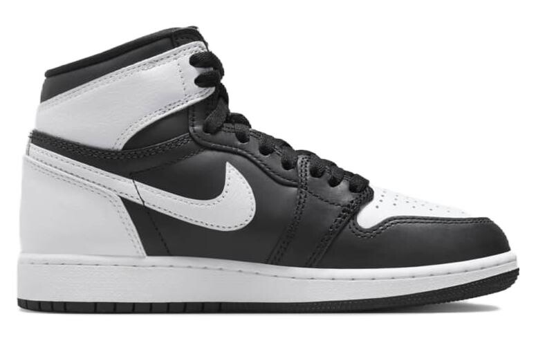 Jordan Air Jordan 1 винтажные баскетбольные кроссовки женские, Black/White — фото 2