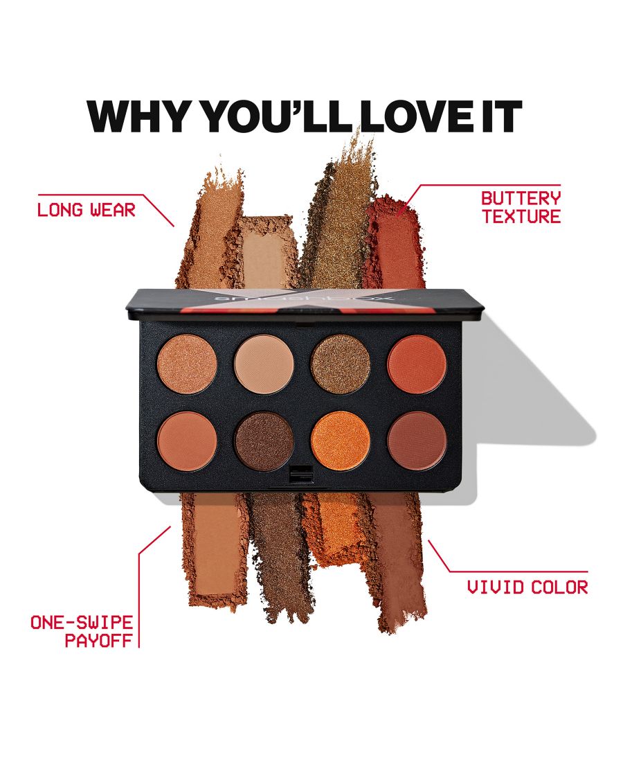 Палетка теней для век Always On Mood Board, 0,24 унции Smashbox, цвет fiery vibes — фото 3