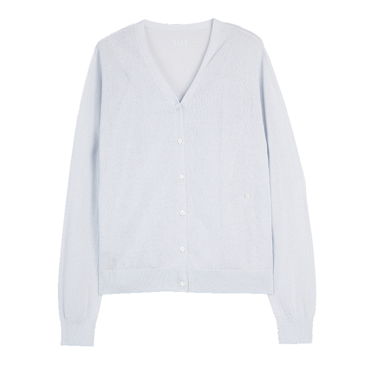 

Трикотажный сет для женщин с V-образным вырезом ELLE, синий