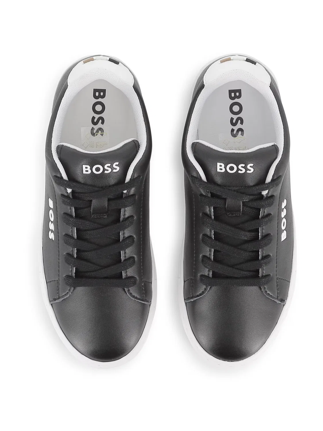 Кроссовки Boss BASKET черного цвета — фото 2