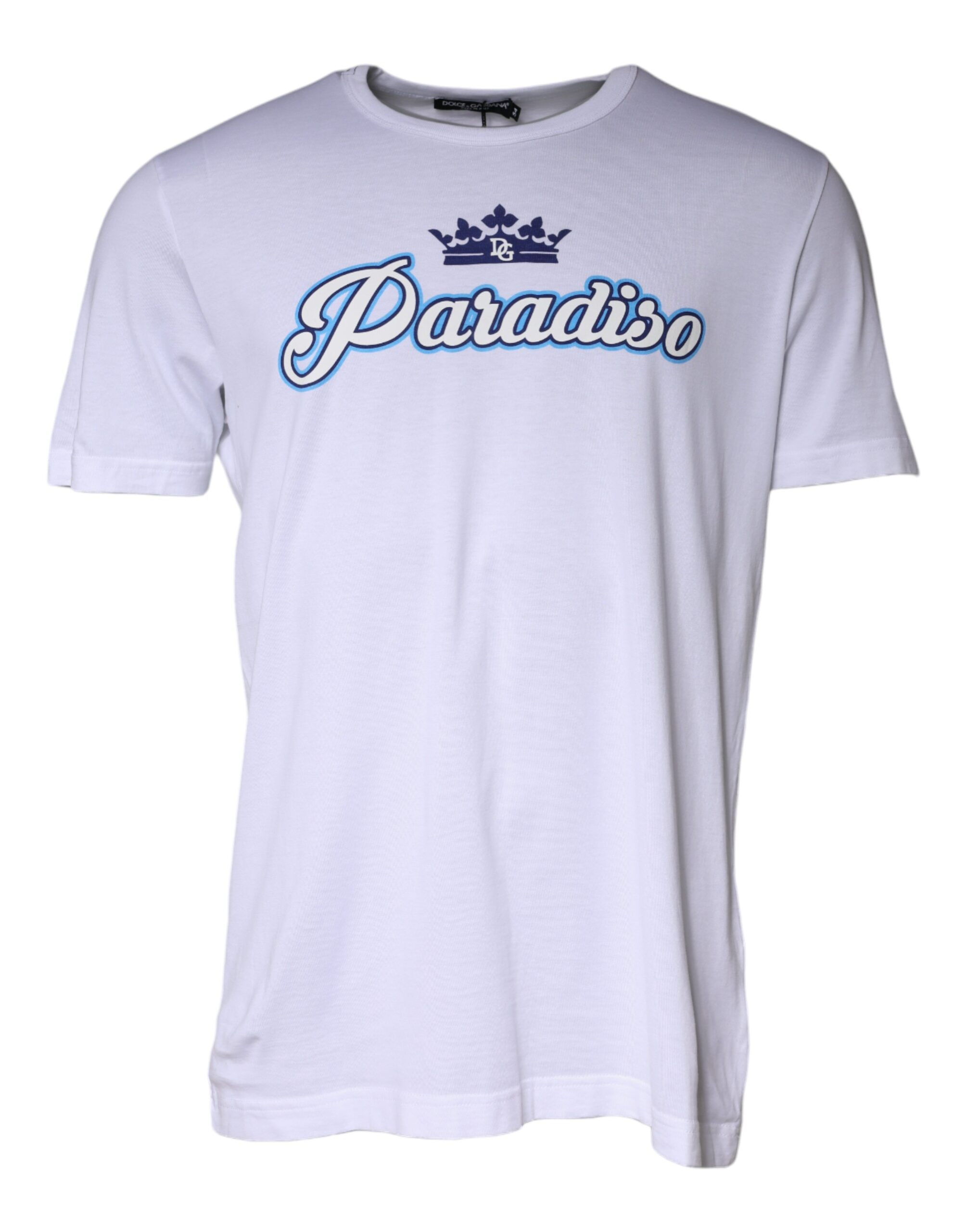 

Белая футболка Paradiso Cotton с короткими рукавами Dolce & Gabbana