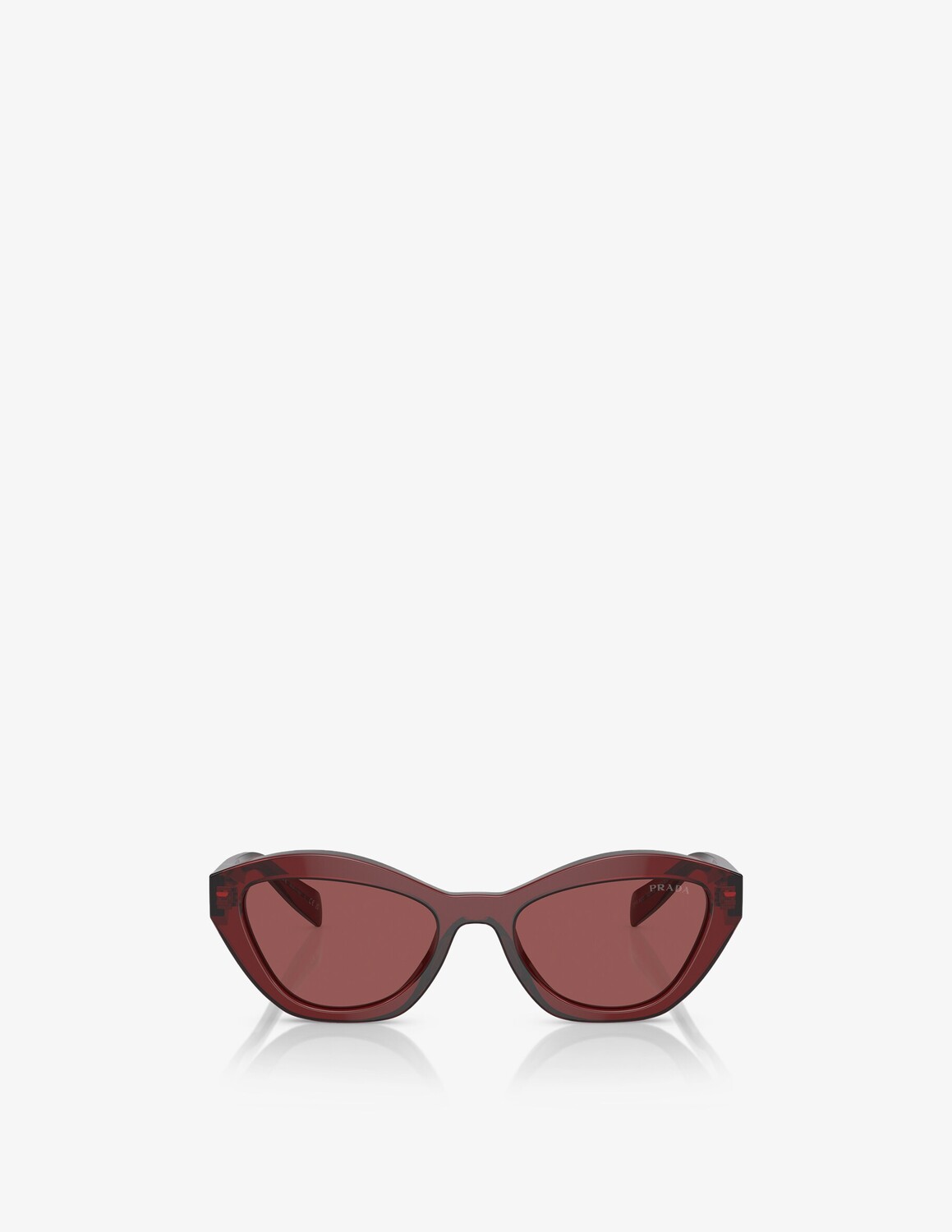 

Большие солнцезащитные очки PRA02S Prada, цвет Brd Shn, Vlt