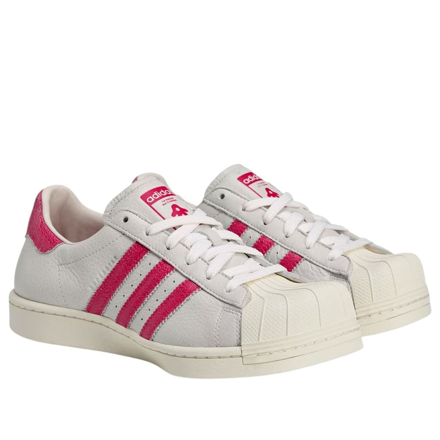 Кроссовки (WMNS) adidas x Avavav Superstar Modified 'Crystal White Red', бежевый — фото 3