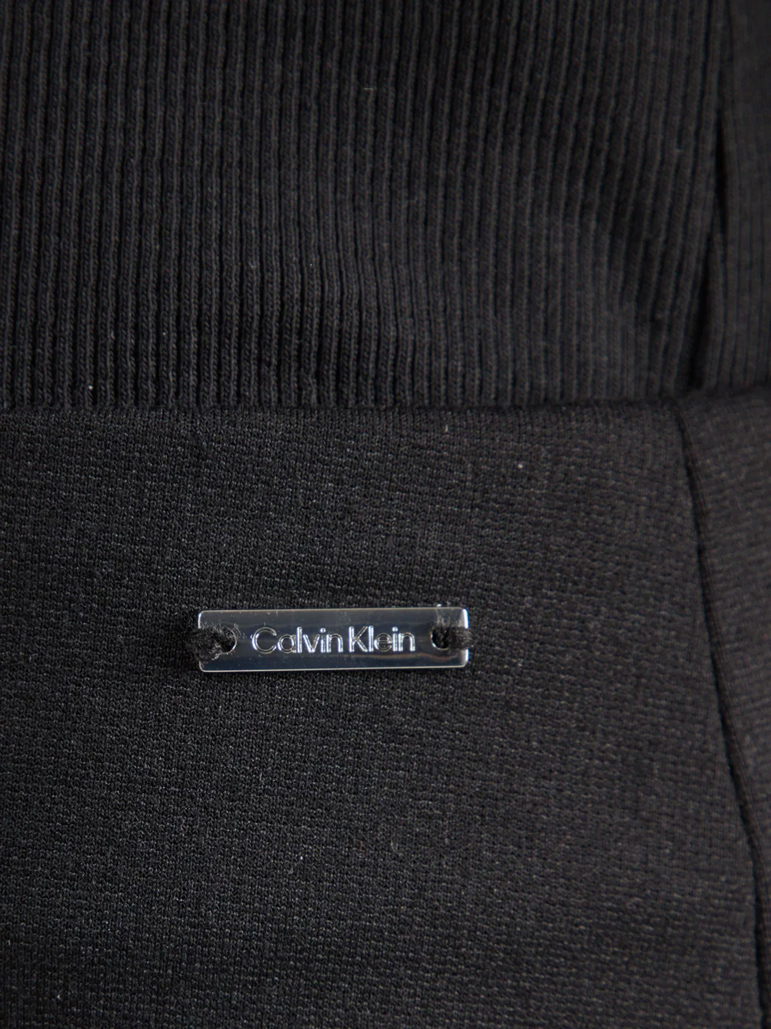Брюки Calvin Klein Regular PONTE черного цвета — фото 2