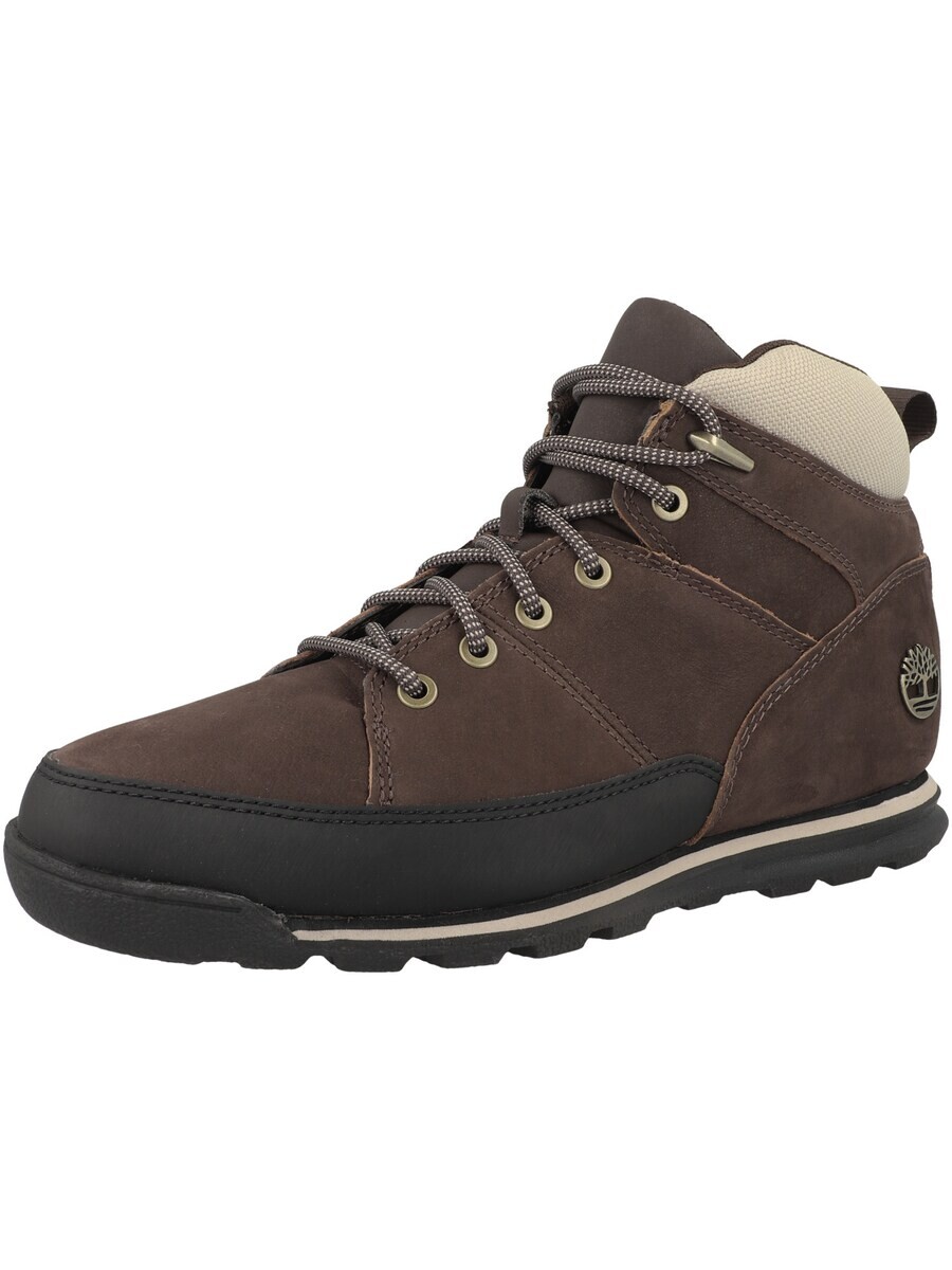 Мужские ботинки TIMBERLAND Euro Rock Mid Hiker замшевые на шнуровке, темно-коричневый — фото 4