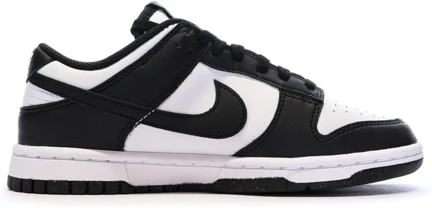 Мужские скейтбордистские кроссовки Nike Dunk Low Retro, белый/черный — фото 2