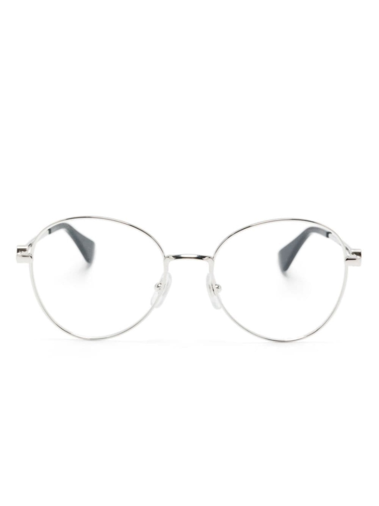 

Cartier Eyewear очки CT0449O в круглой оправе, серебристый