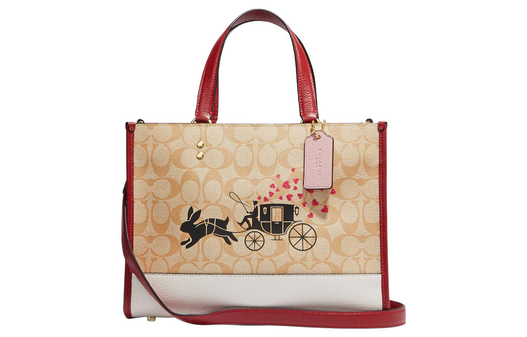 

COACH Сумка тоут из кожи Демпси