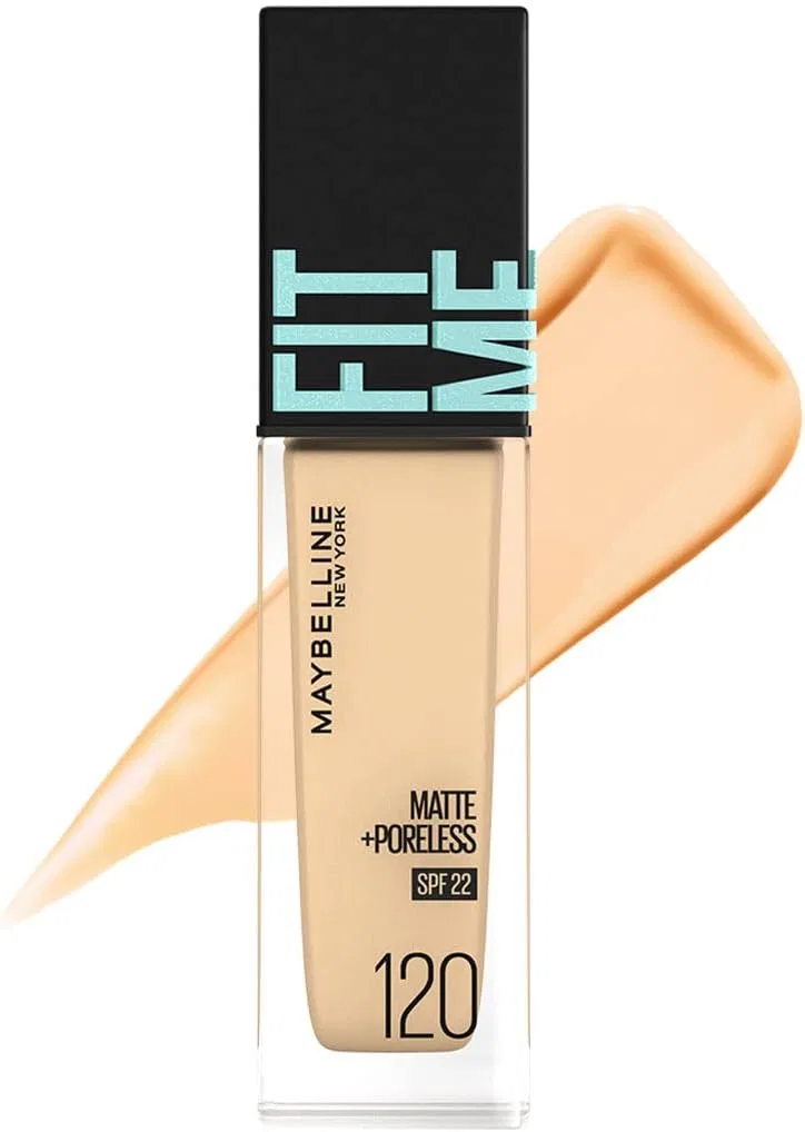 Тональное средство Fit Me Liquid Foundation R 120 + Праймер 01 + Пудра 220 Natural Brightness (Pink) 0.3 oz (8.5 g), Maybelline — фото 2