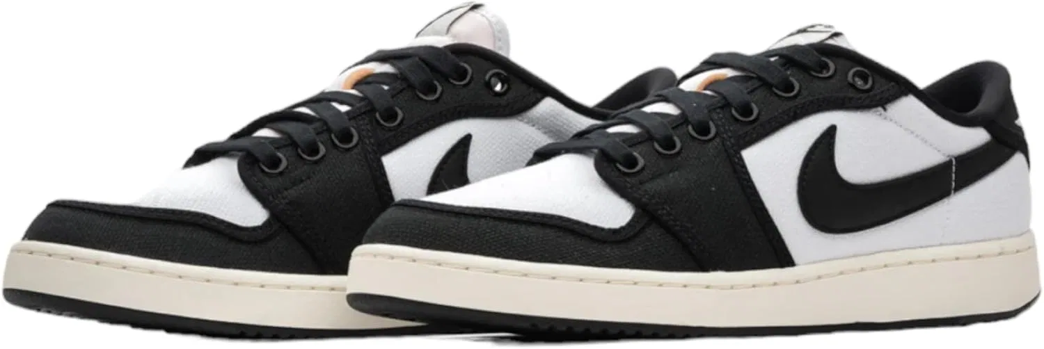 Кроссовки Nike Air Jordan 1 Low, белый/черный-парус — фото 3