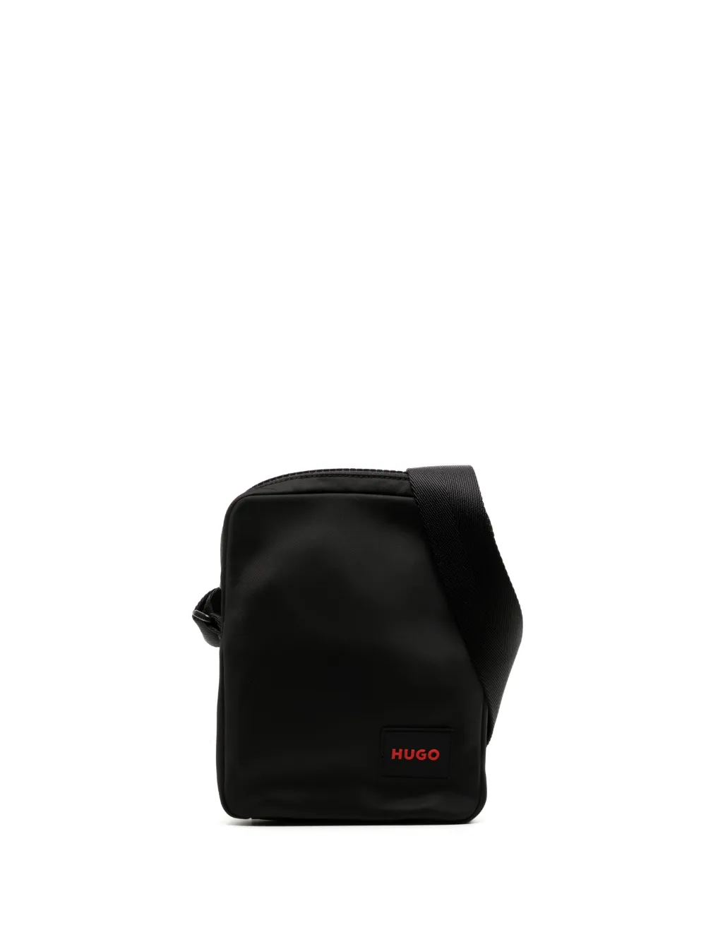

Сумка-мессенджер с нашивкой-логотипом HUGO, черный