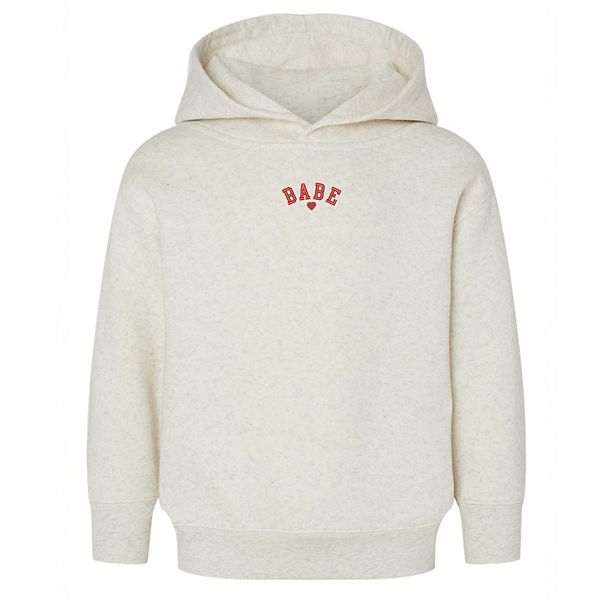 Толстовка с вышивкой Babe Heart для малышей The Juniper Shop, Seafoam — фото 3