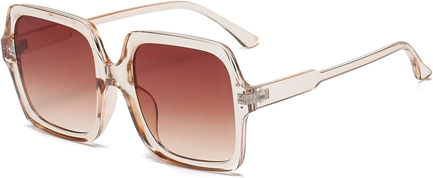 

Солнцезащитные очки XINXIN в большой квадратной оправе для мужчин и женщин, идеально подходящие для улицы и отдыха на природе (Цвет: F, Размер: Средний), F