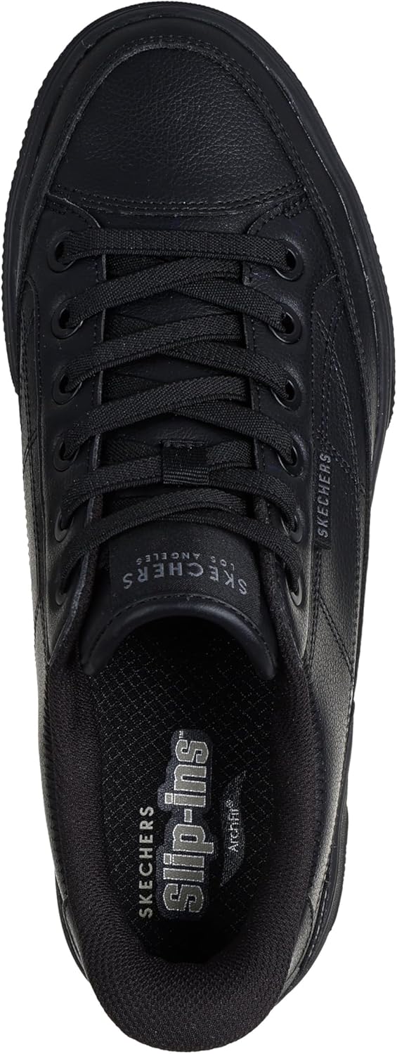 Мужские кроссовки Skechers Arch Fit Arcade - удобные слипоны без застежек, черный — фото 3