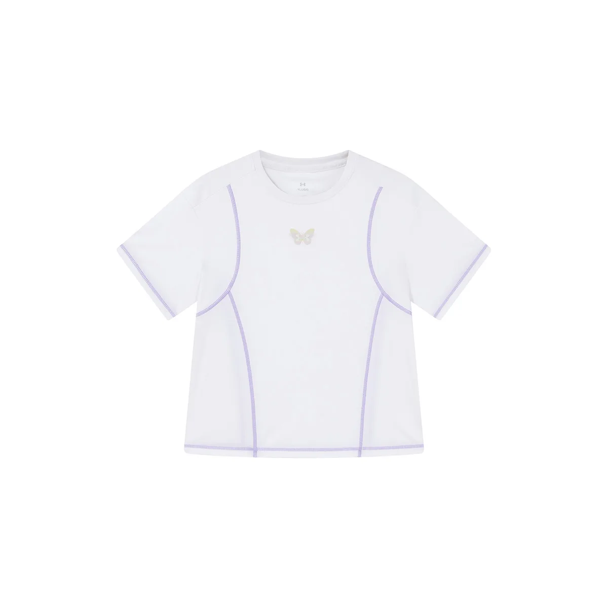 Футболка с круглым вырезом для школьников Under Armour, Lavender — фото 3