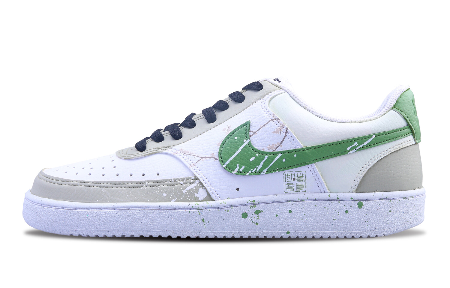 

Кроссовки Nike Court Vision 1 Skateboarding Shoes Men Low-top Green, зеленый