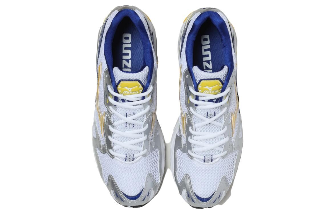 Mizuno Wave Rider 10 Кроссовки унисекс, White/Blue — фото 2