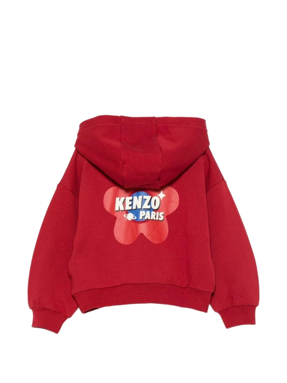 Худи с логотипом Kenzo Kids, красный — фото 2