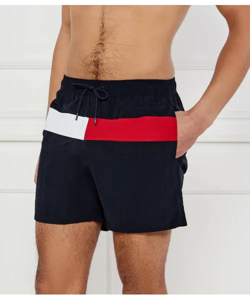 

Пляжные шорты Regular fit Tommy Hilfiger Swimwear, синий