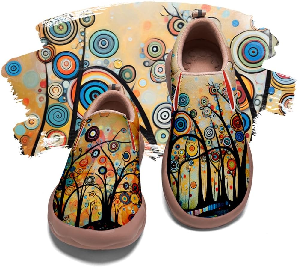 

Мужские раскрашенные обувь для путешествий, повседневные лоферы, прогулочные слипоны, удобные модные кроссовки с художественным дизайном Onehorse, Art-10