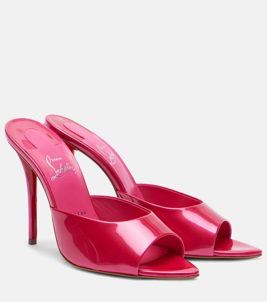 Miss Z 100 лаковые мюли Christian Louboutin, Pinup/Lin Pinup