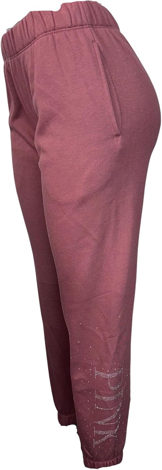 

Victoria's Secret Pink Fleece классические спортивные штаны с пайетками цвет Rose Shine New
