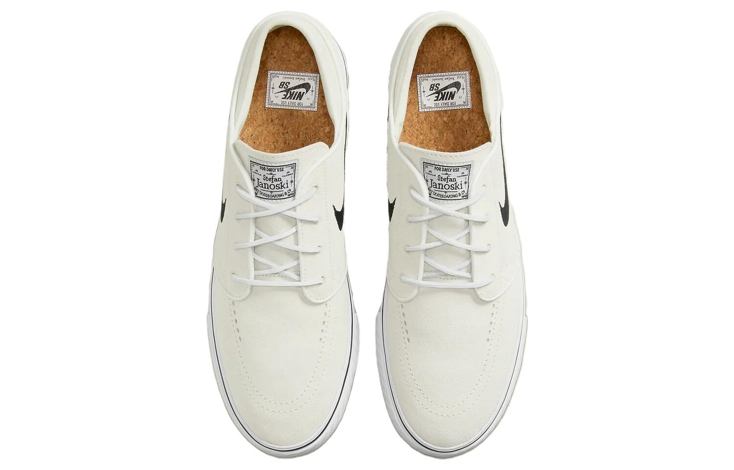 Мужские кроссовки Nike SB Stefan Janoski Beige/Black — фото 4