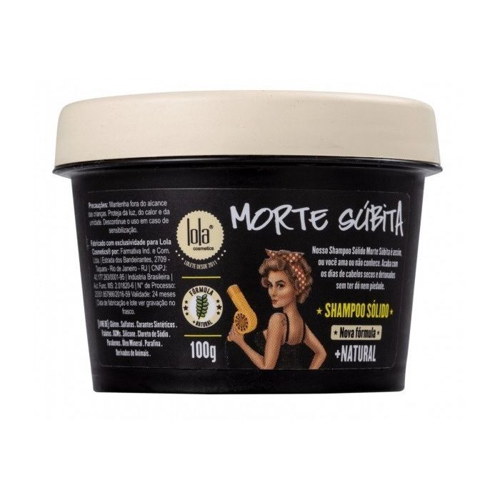 

Шампунь Champú Sólido Morte Súbita Lola Cosmetics, 100 gr