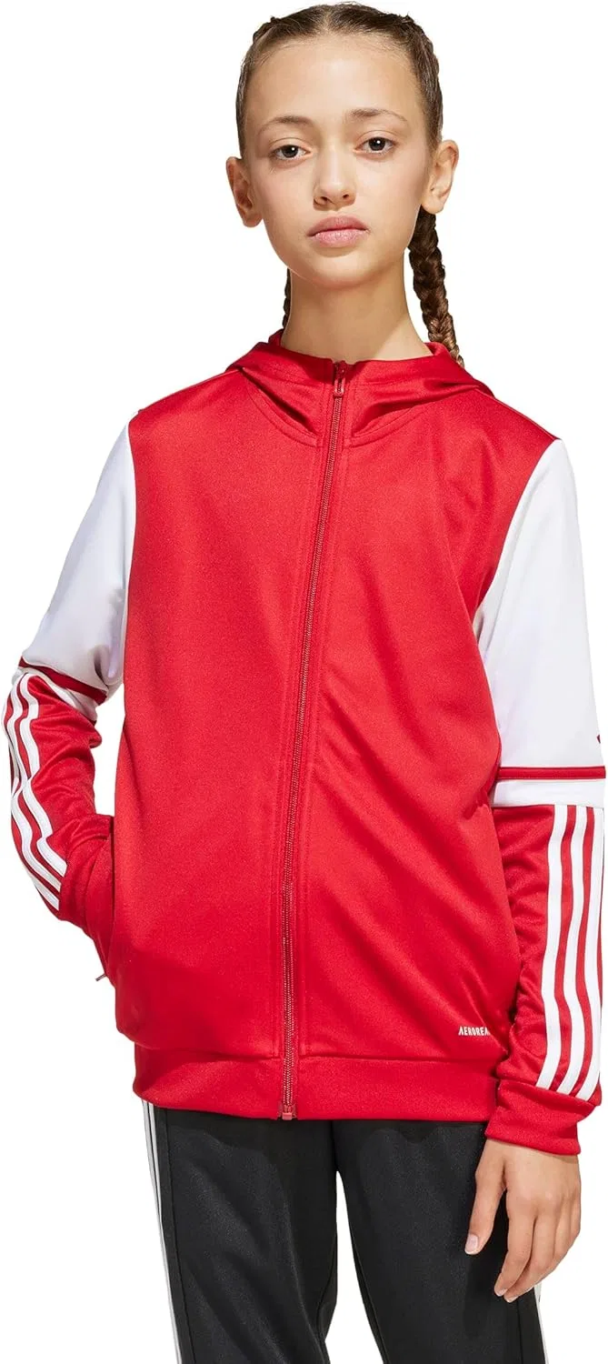 Детская худи adidas Squadra25, Team Power Red 2/White — фото 4