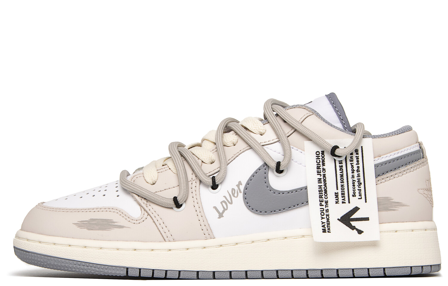 

Jordan Air Jordan 1 винтажные баскетбольные кроссовки женские, Light Gray