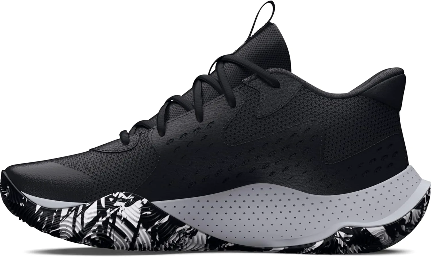 Баскетбольные кроссовки Under Armour Men's Ua Jet '23, черный/серый/белый — фото 2
