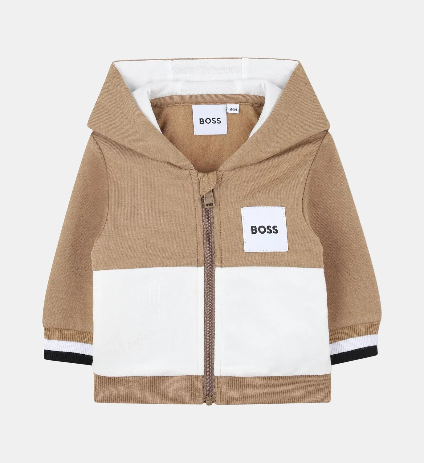 Комплект из 3 предметов Boss Kidswear, бежевый — фото 3