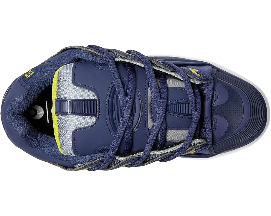 Кроссовки Osiris D3 2001, Cadet Blue/YellowSee Less — фото 2