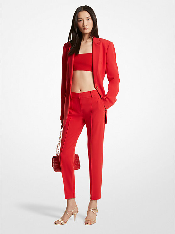 

Креповые брюки Michael Kors, красный