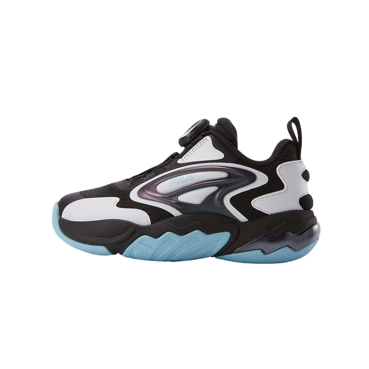 

FILA KIDS Скользостойкие амортизирующие износостойкие низкие детские баскетбольные кроссовки black kids'