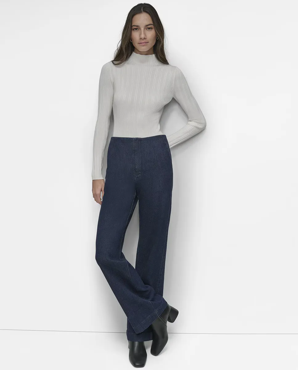 

Женские брюки с завышенной талией Dkny Jeans, синий