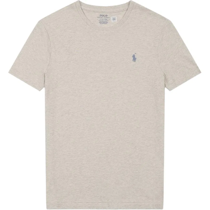 Футболка SS26 Custom Slim Fit мужская Polo Ralph Lauren, Oat