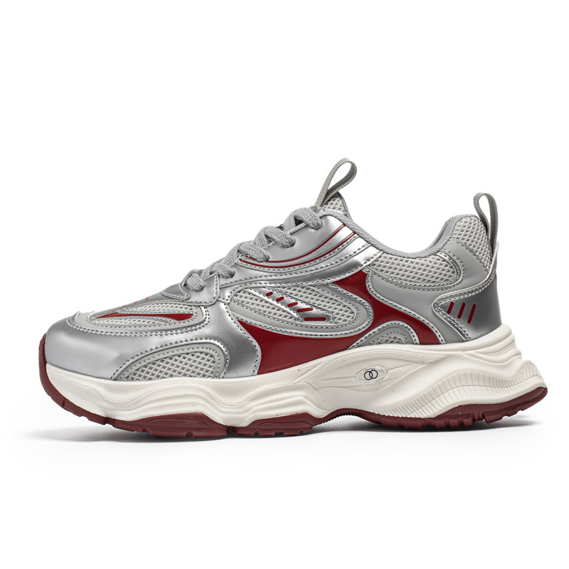 

Низкие массивные кроссовки мужские FCMM, Gray Red