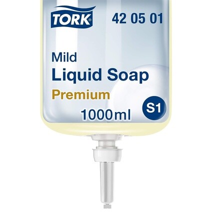 

Мягкое жидкое мыло со свежим ароматом 1000мл, Tork