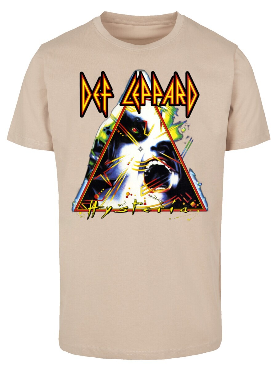 

Классическая футболка F4NT4STIC Shirt Def Leppard Hysteria, песочный