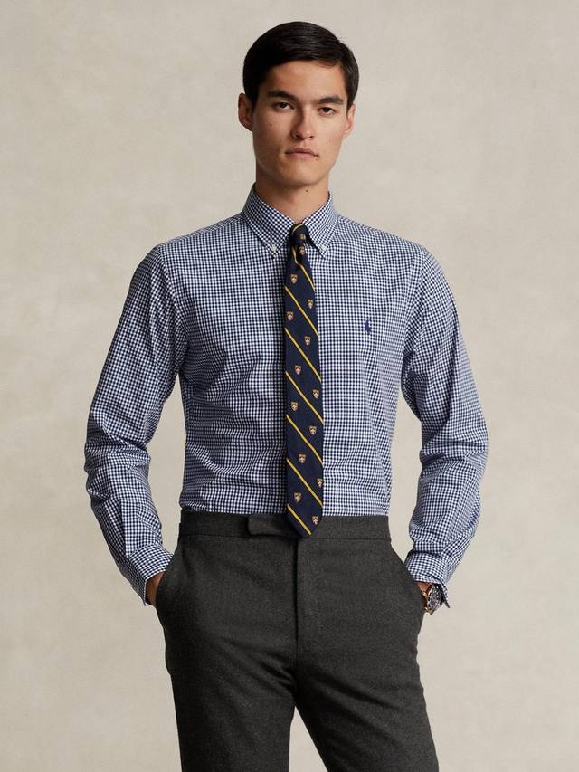 

Хлопковая поло-рубашка с регулярной полоской Ralph Lauren