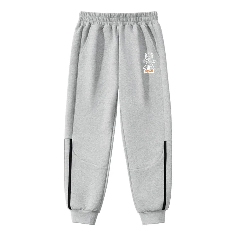 Спортивные штаны для детей PEAK Light Heather Gray/PK Astronaut Bear K